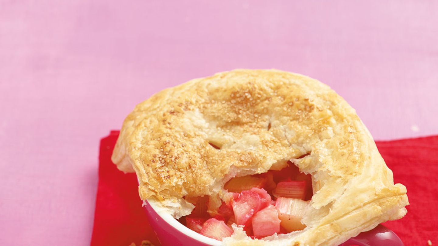 Rhabarber-Pie aus der Tasse Rezept