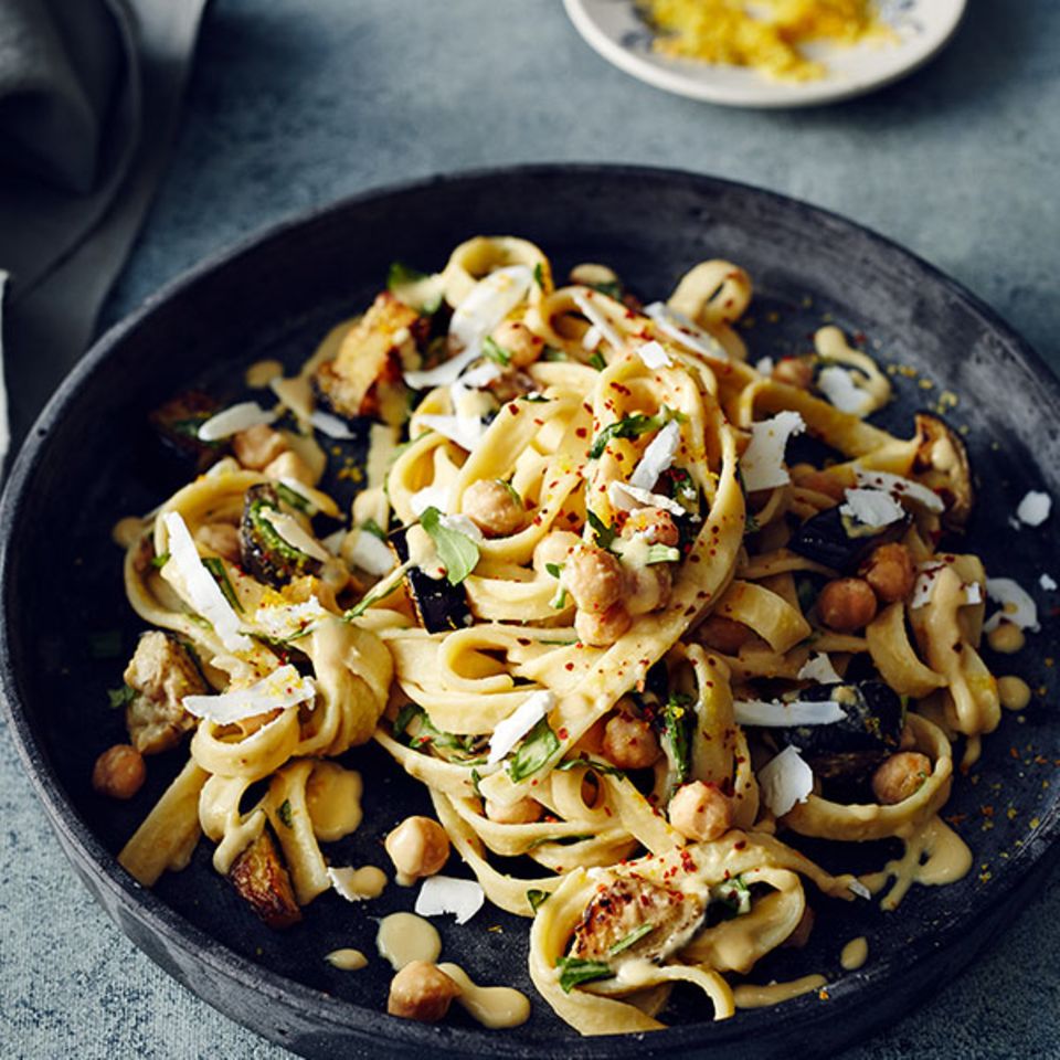 Vegetarische Pasta Essen Und Trinken