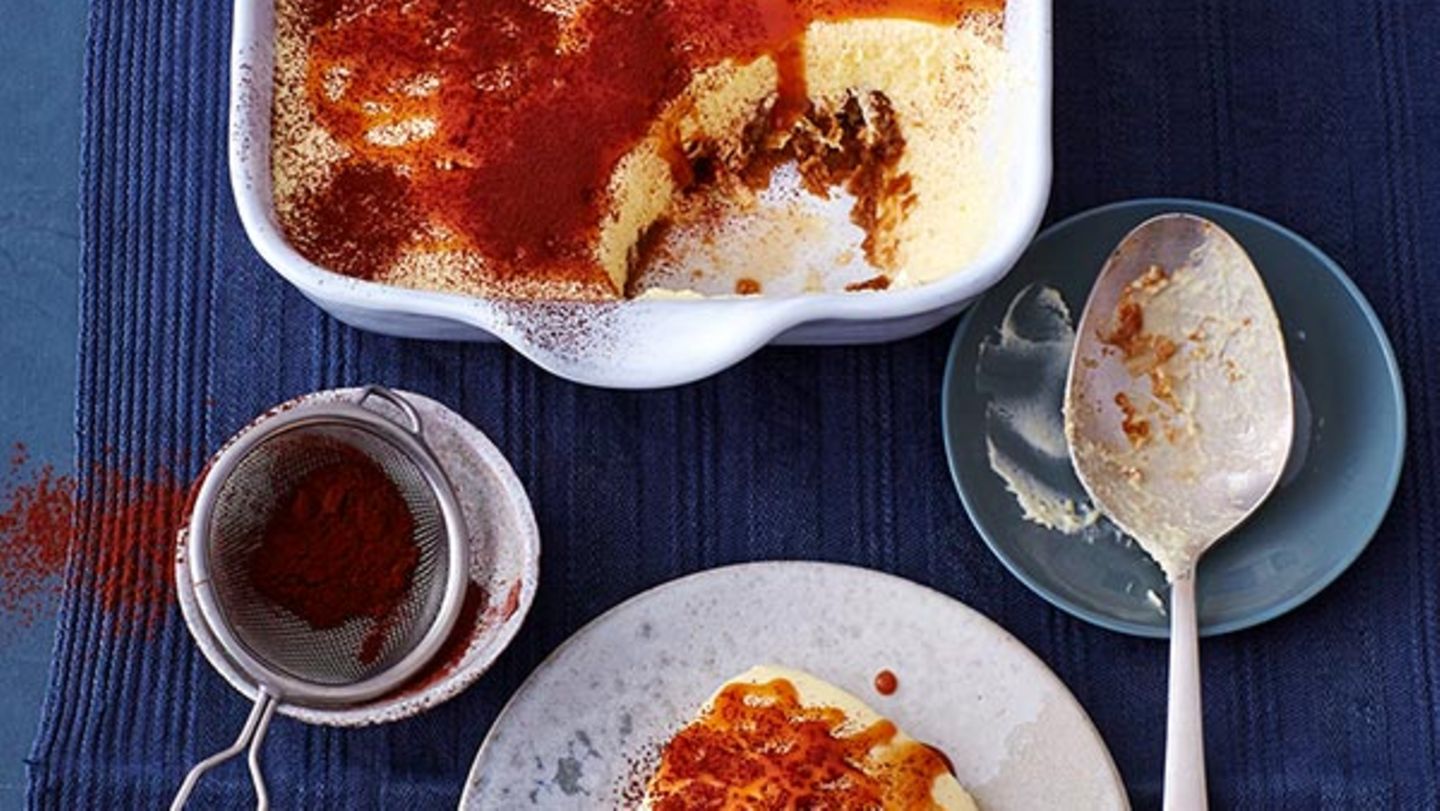 Tiramisu mit Karamellsauce Rezept