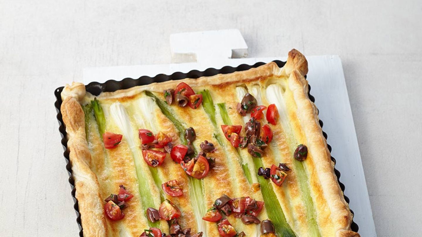 Frühlingszwiebel-Quiche Rezept
