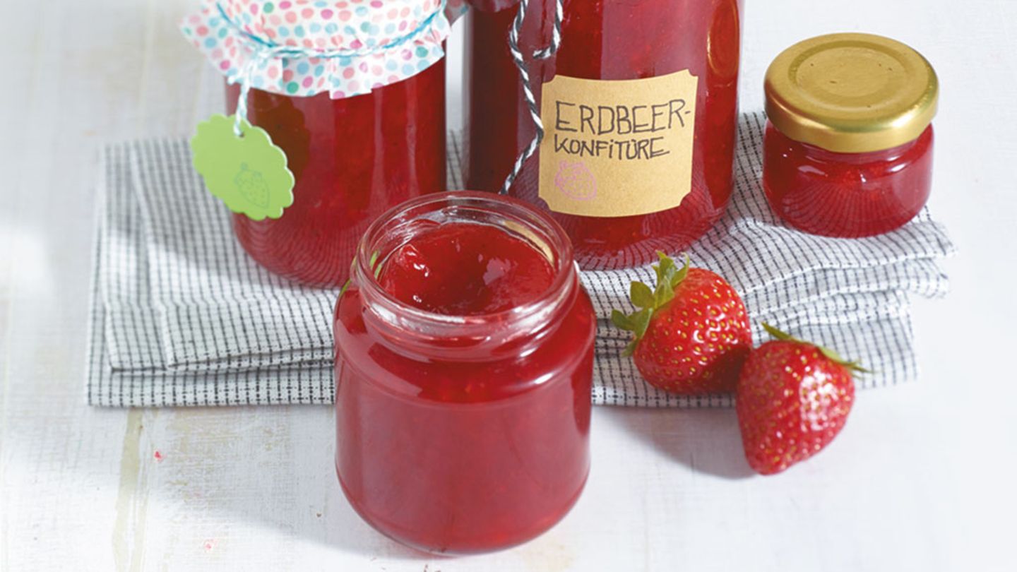 Erdbeer-Vanille-Konfitüre Rezept