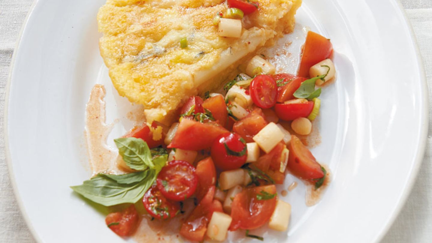 Spargel-Polenta-Tarte Rezept