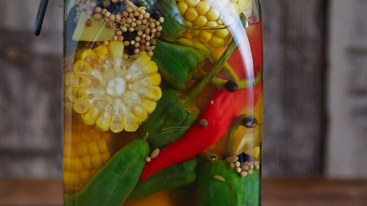 Paprika-Pickles Rezept