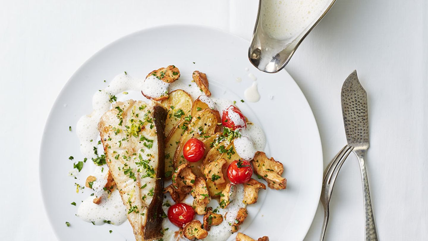 Steinbuttkotelett mit feiner Sauce und Gremolata Rezept - [ESSEN UND ...