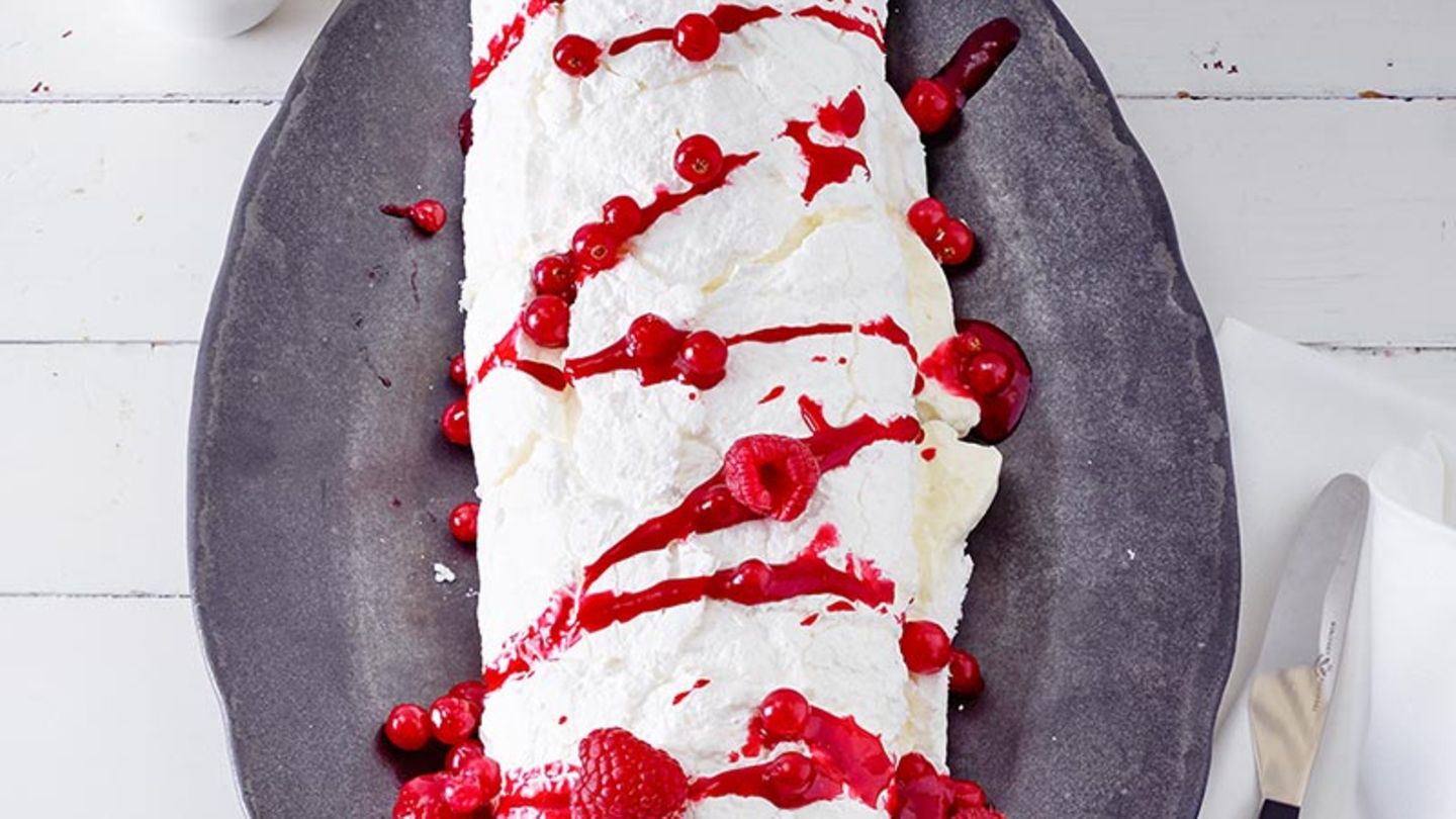 Pavlova-Rolle Rezept