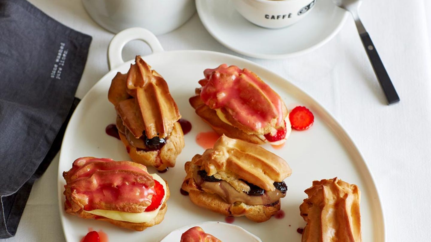 Éclairs Rezept: mit zwei leckeren Füllungen