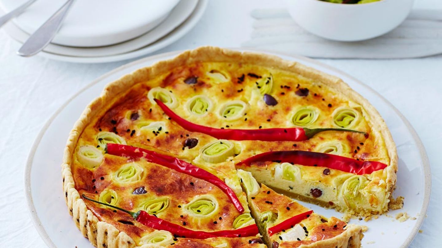 Parmesan-Lauch-Tarte Rezept