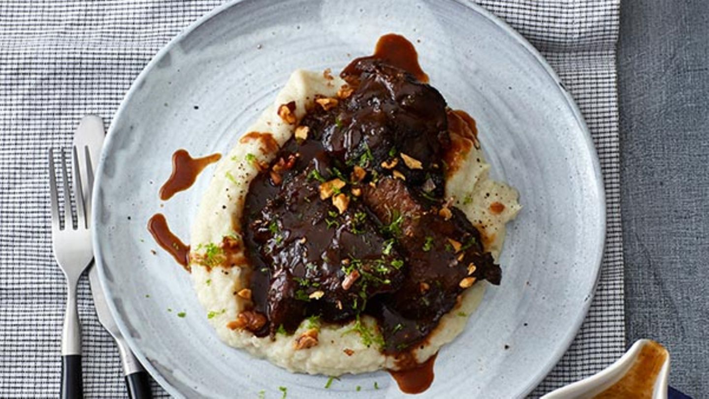 Selleriepüree und Feldsalat Rezept