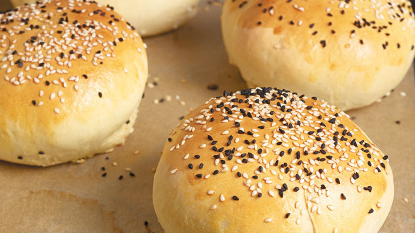 Burger-Brötchen Rezept
