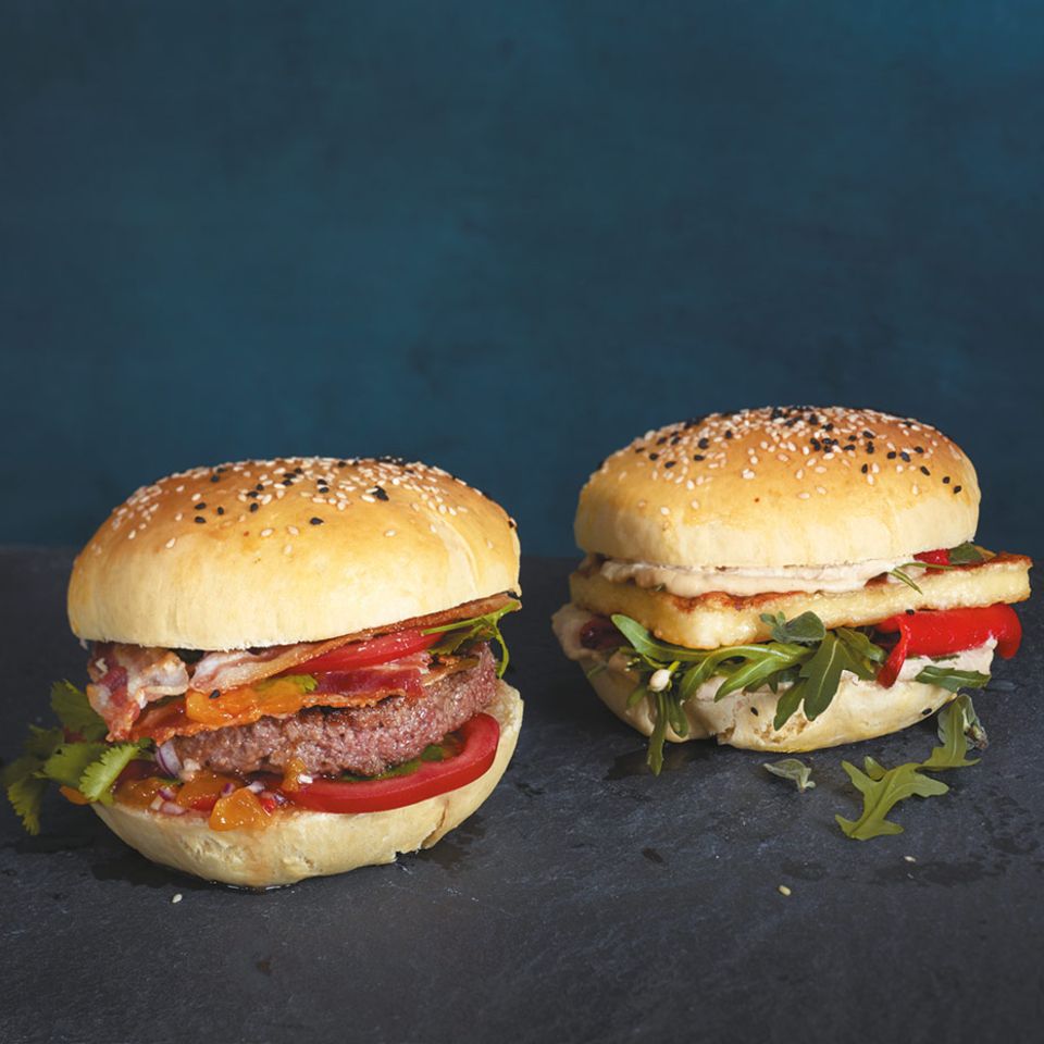 Rezepte: Burger mit Hackfleisch - [ESSEN UND TRINKEN]