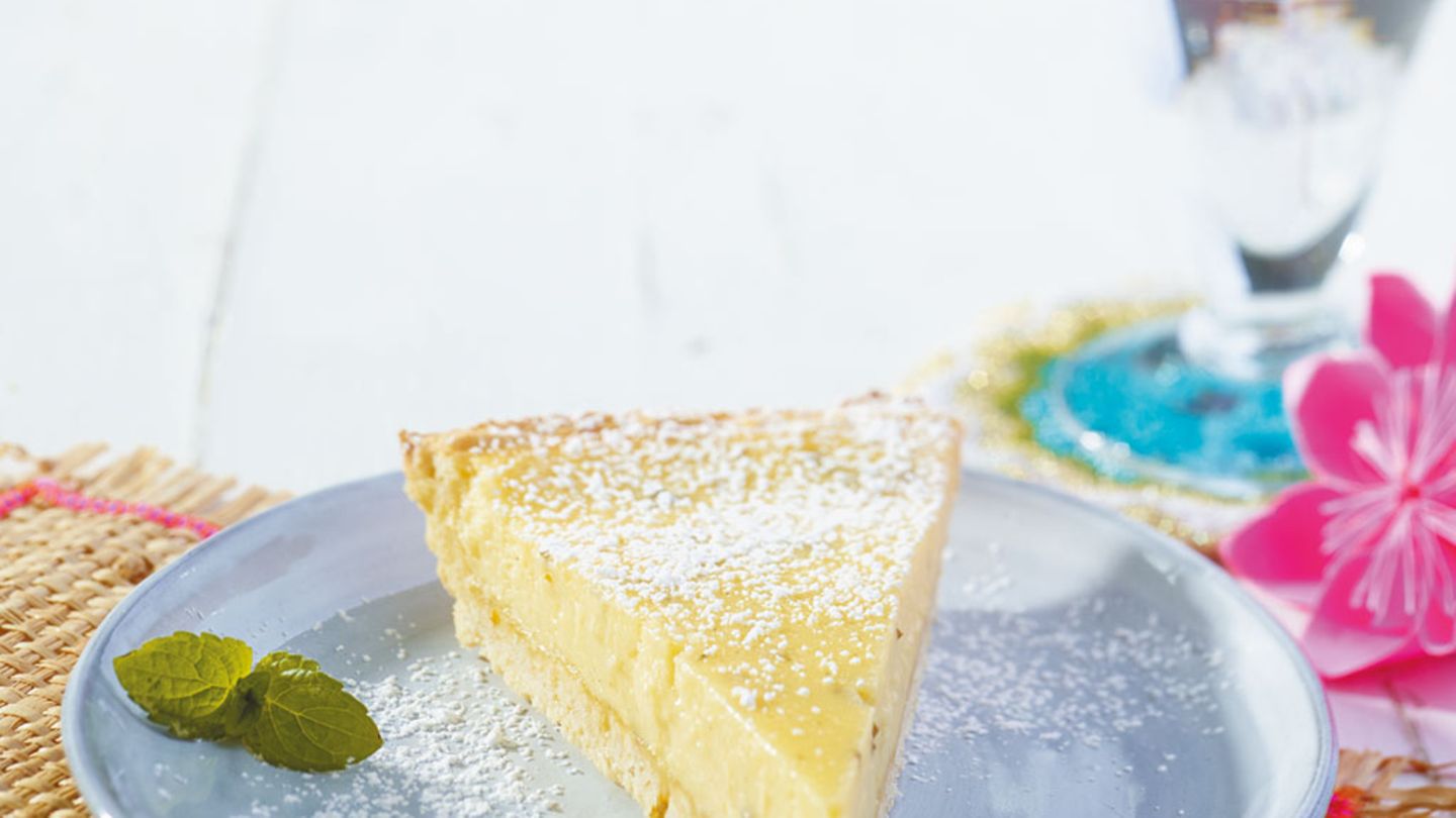 Flaó – Käsekuchen mit Minze Rezept