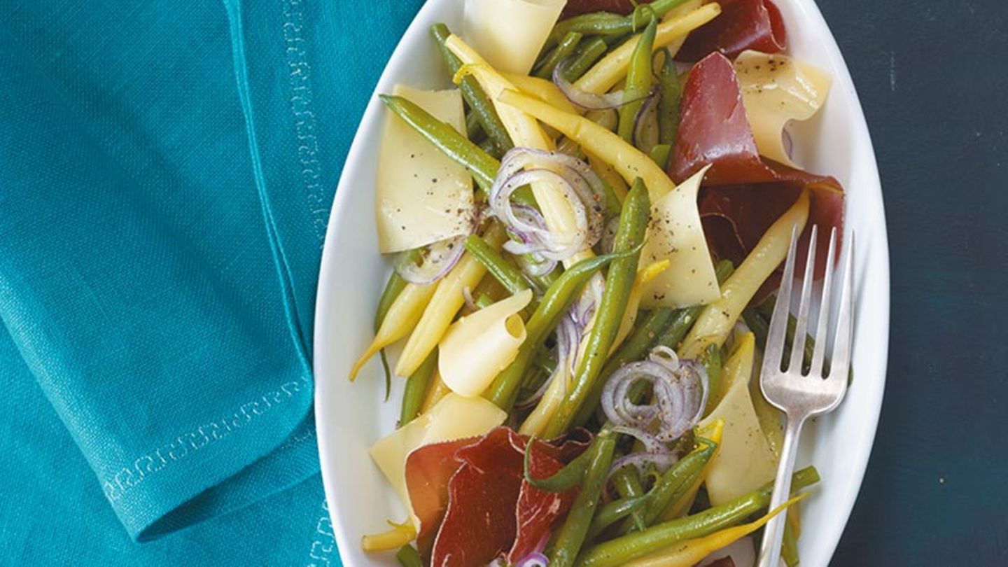 Bohnensalat mit Bündner Fleisch Rezept - [ESSEN UND TRINKEN]