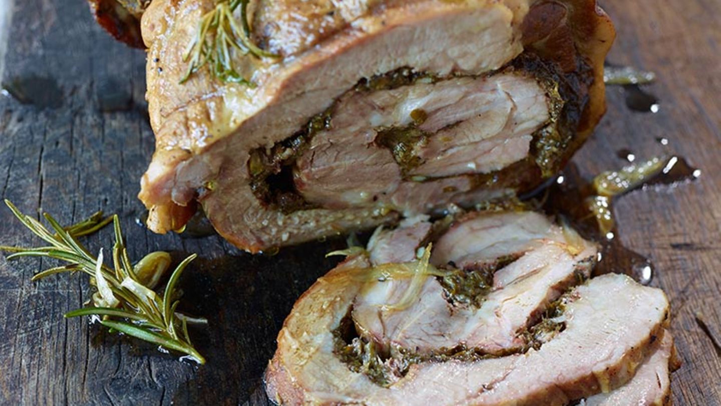 Kräuter-Schweinerollbraten Rezept