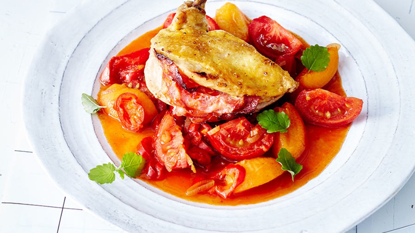 Tomaten-Aprikosen-Gemüse mit Chorizo-Hähnchenbrust Rezept - [ESSEN UND ...