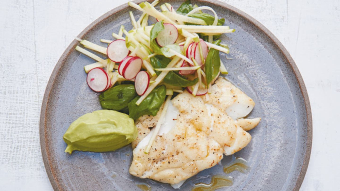 Avocadopüree mit Fisch Rezept