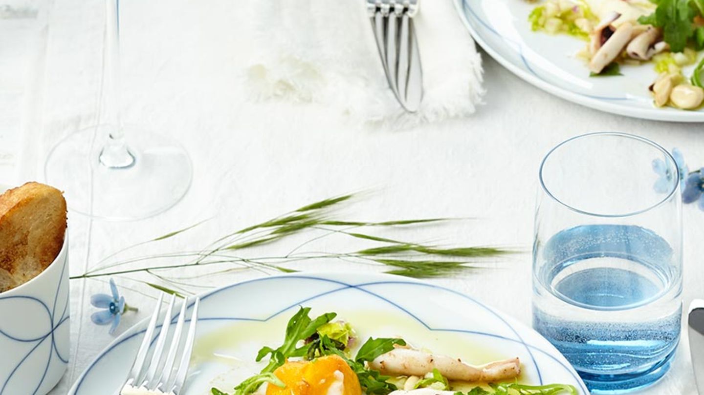 Gefüllte Paprika mit Calamaretti Rezept