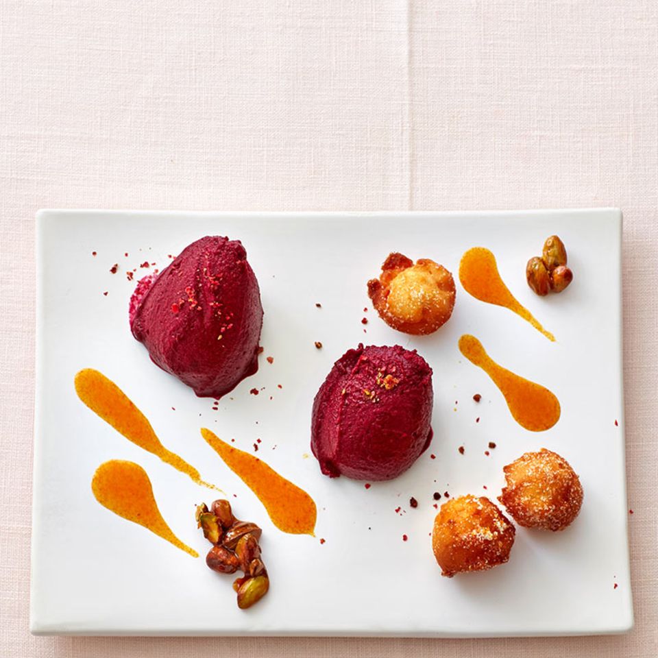 Rote-Bete-Cassis-Sorbet Rezept - [ESSEN UND TRINKEN]