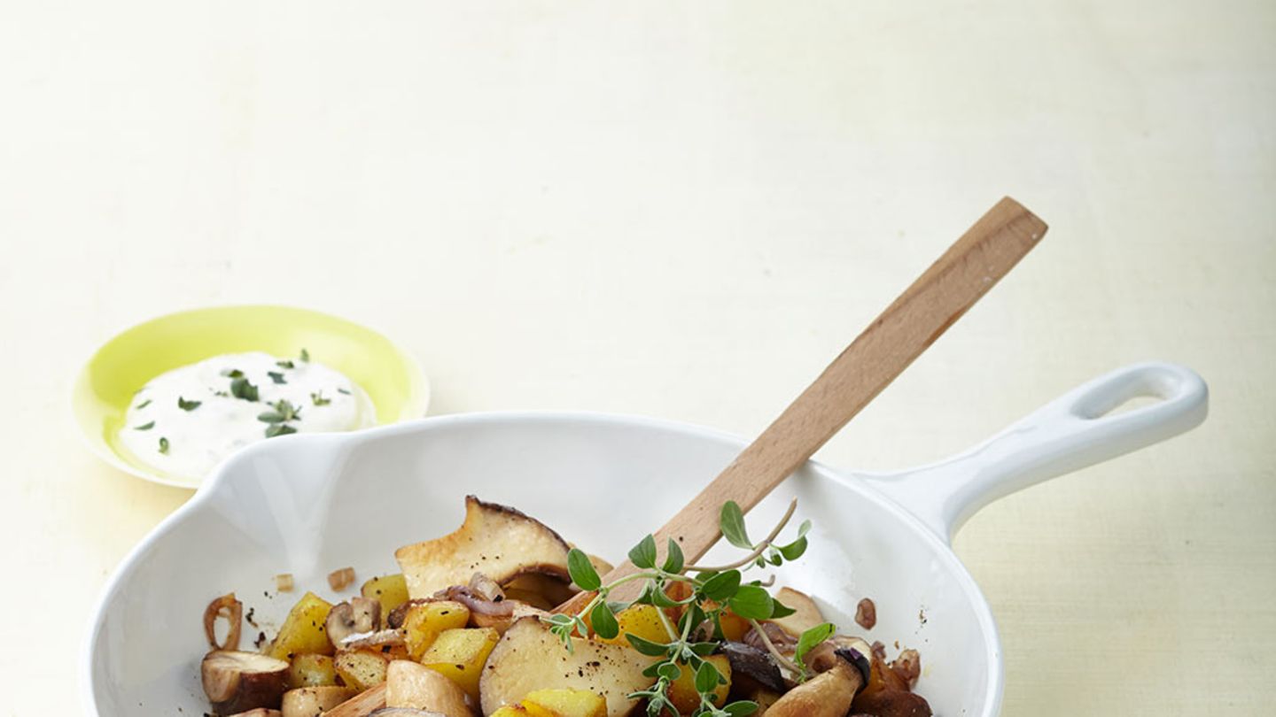 Pilz-Kartoffel-Gröstl Rezept
