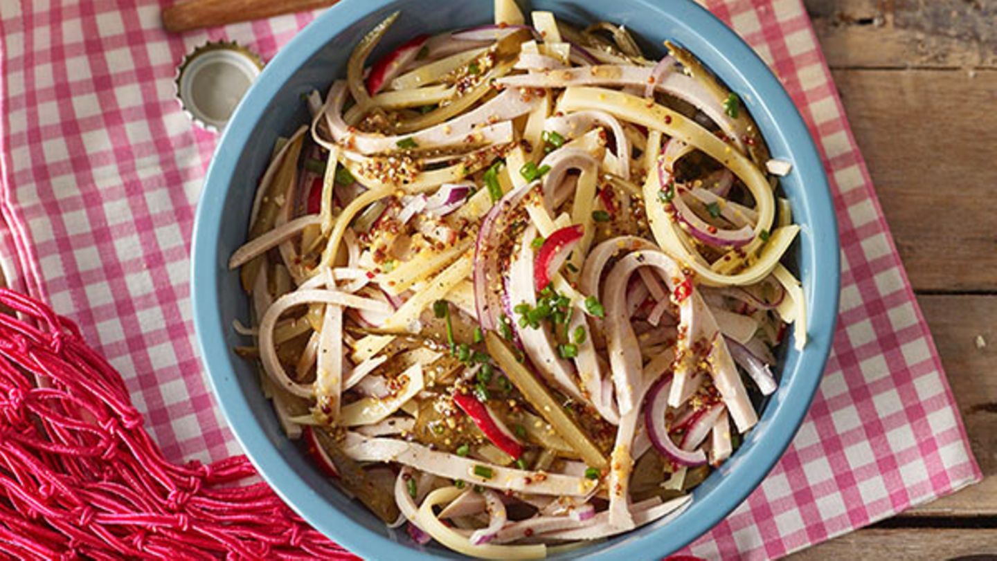 Schweizer Wurstsalat: klassisch & einfach