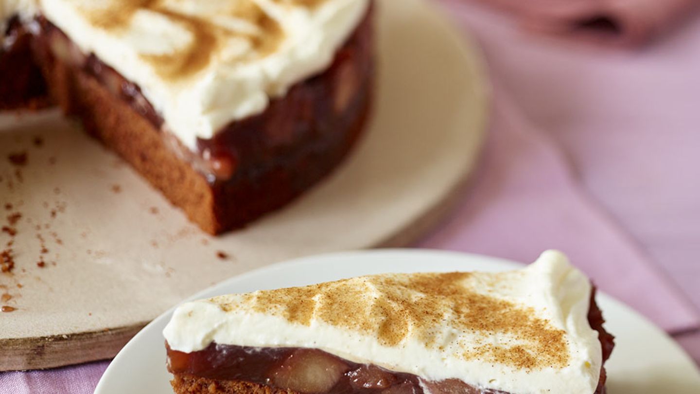 Rotwein-Birnen-Torte Rezept