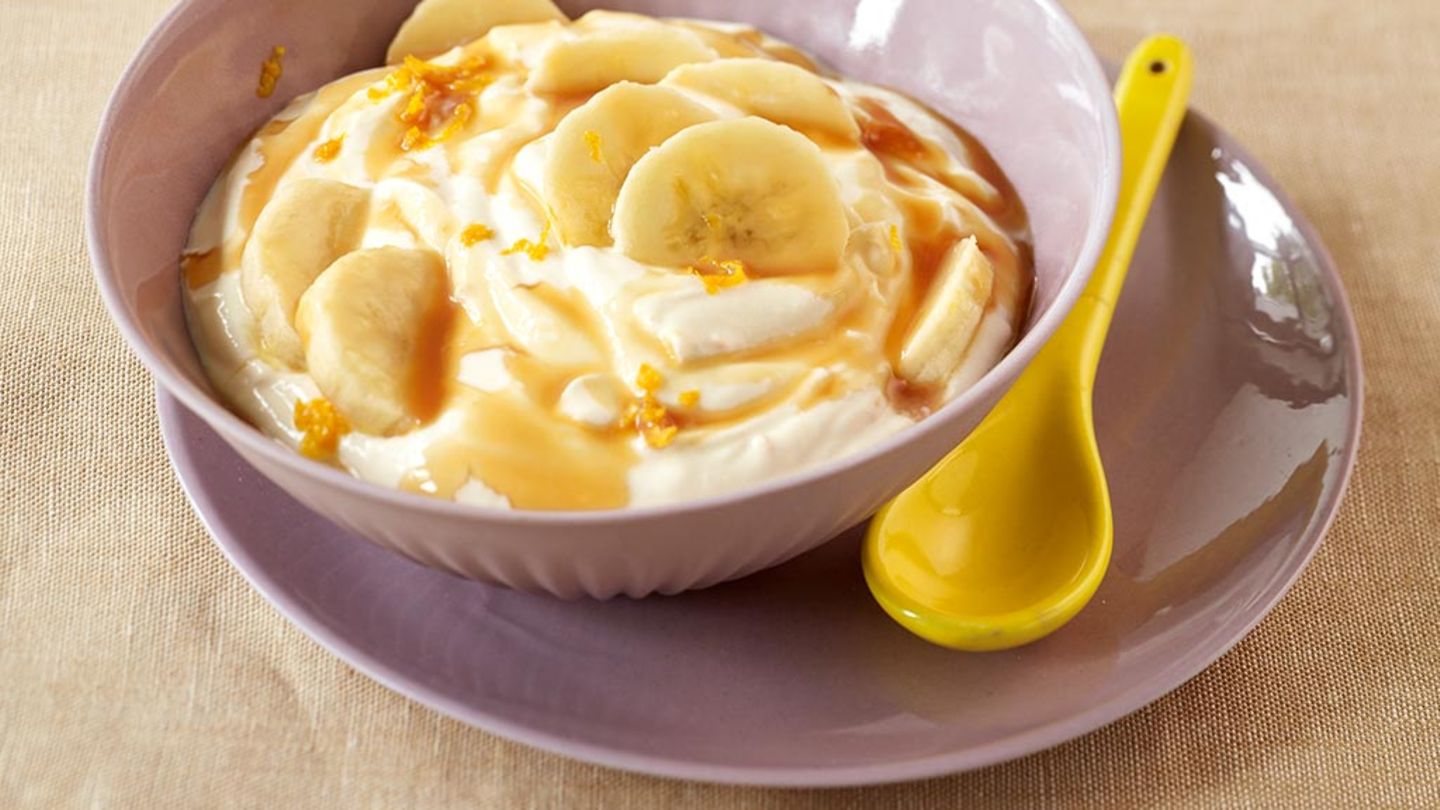 Karamell-Bananen-Quark Rezept