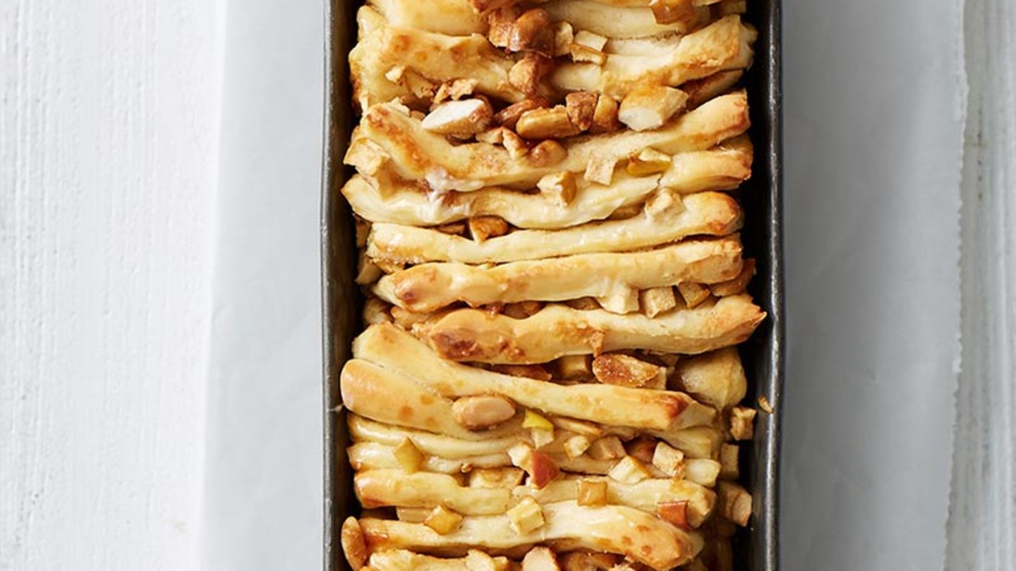 Apfel-Zimt-Zupfbrot Rezept