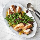 Poulardenbrust mit Curry-Couscous