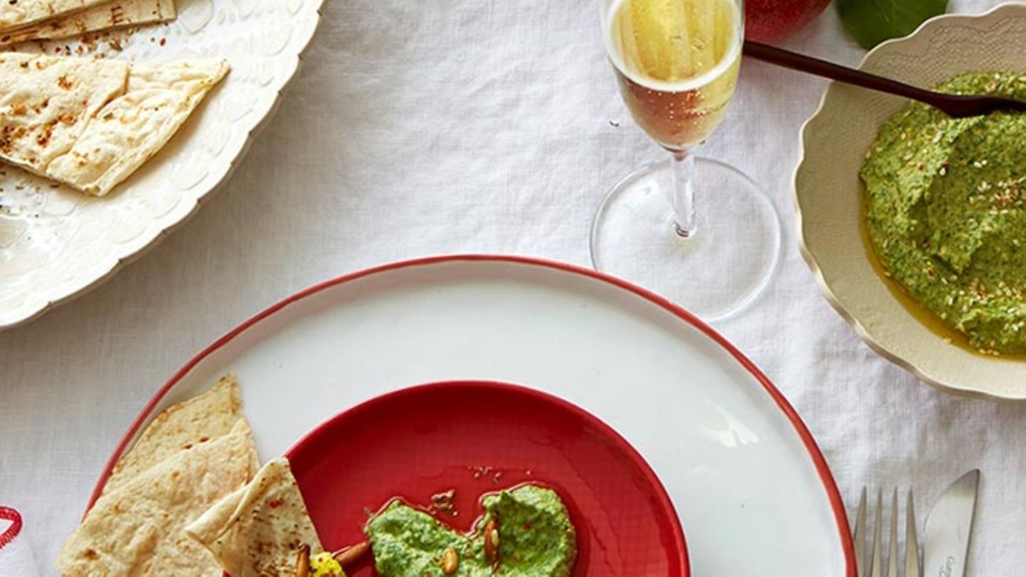 Grünes Hummus Rezept