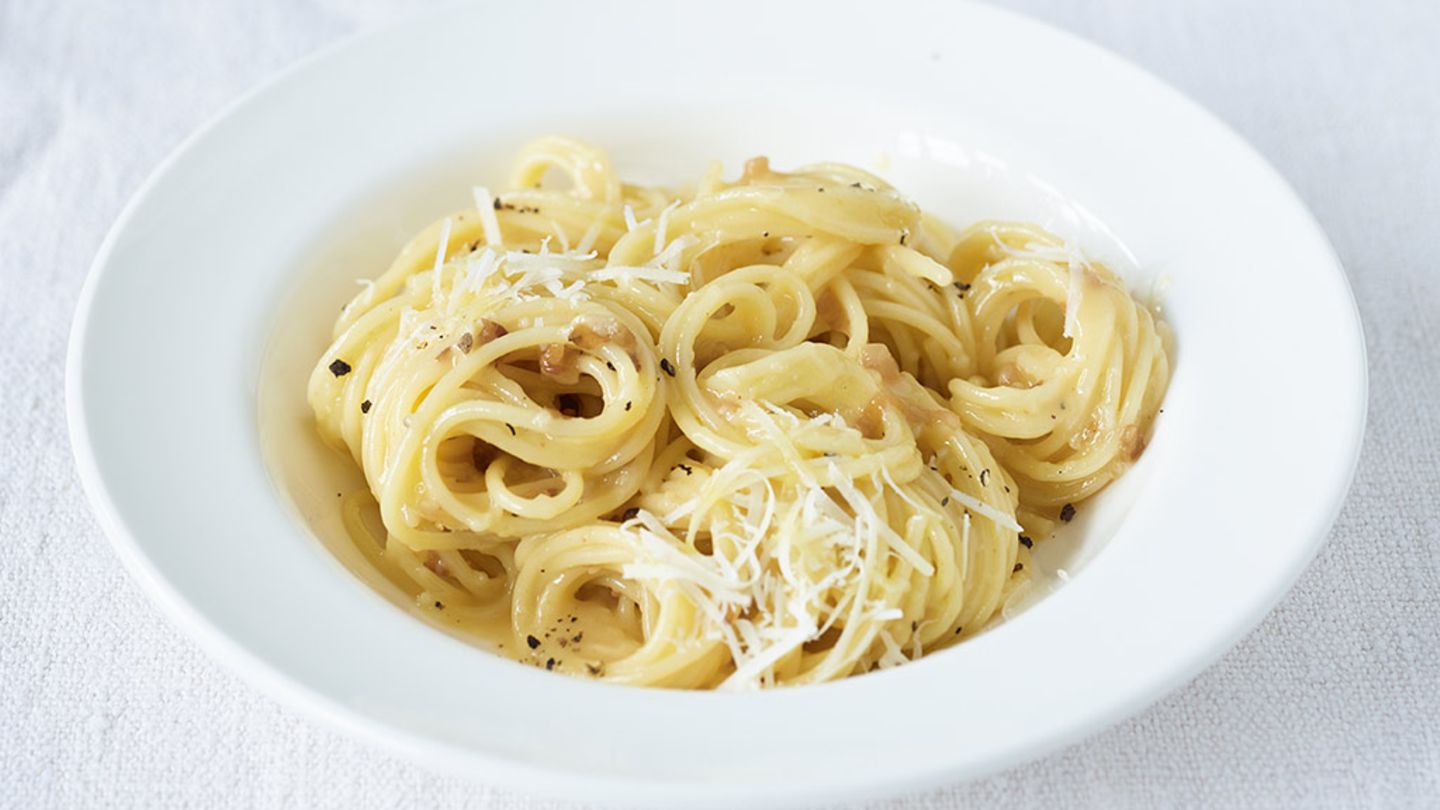 Carbonara mit Knoblauch