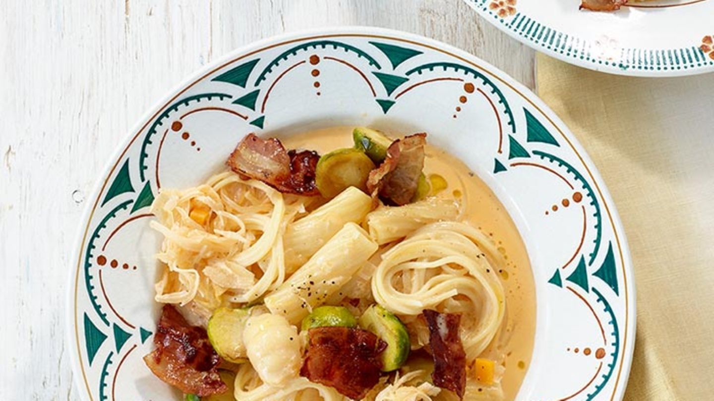 Sauerkraut-Fleckerl-Eintopf Rezept