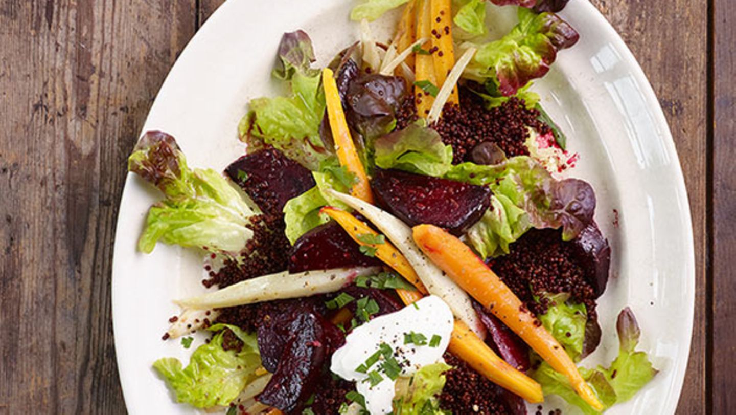 Wurzelgemüse-Salat Rezept