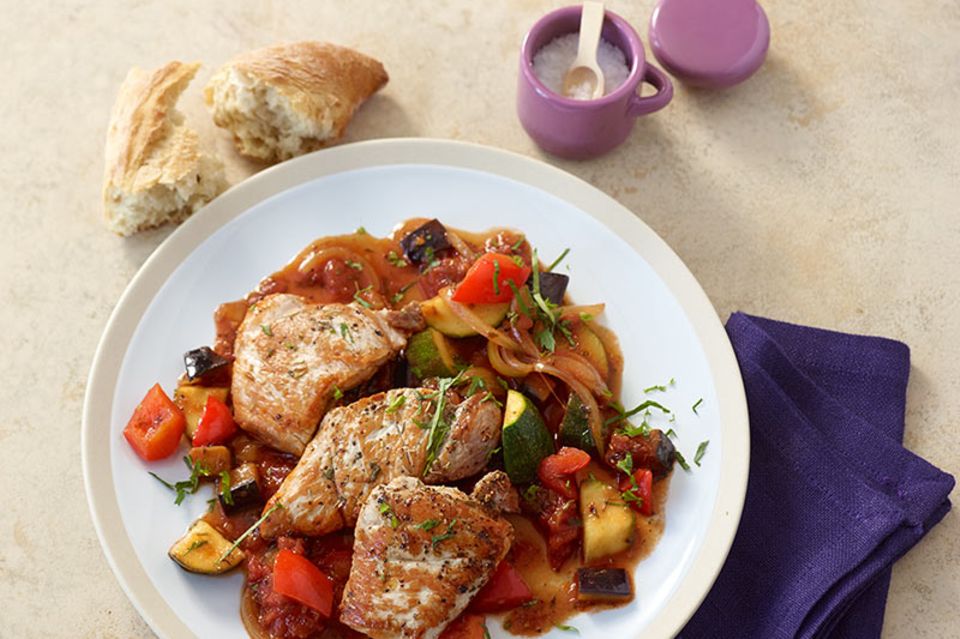 Ratatouille-Schnitzel