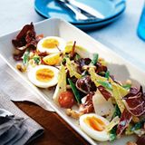 Radicchio-Zuckerschoten-Salat