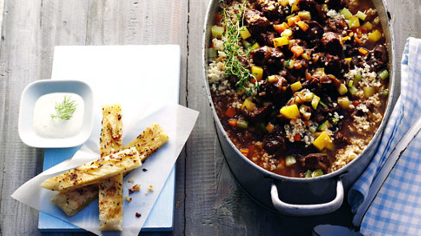 Lammeintopf mit Dill-Schmand Rezept