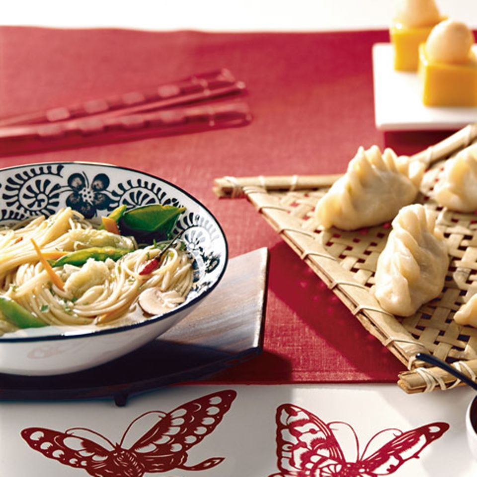Chinesische Nudelsuppe