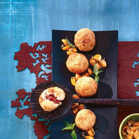 Gebackene Milchreisbällchen