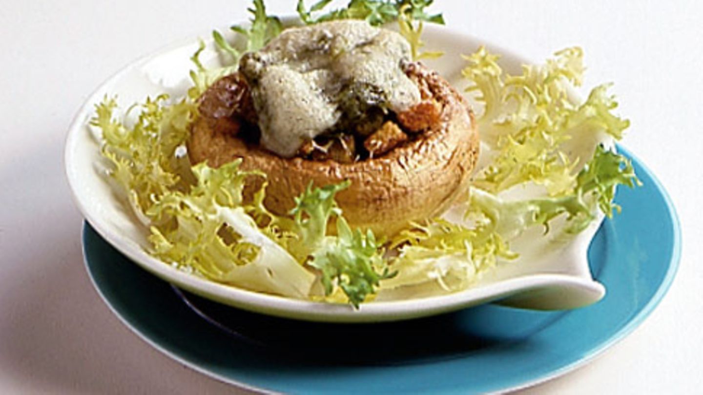 Gefüllte Riesenchampignons Rezept