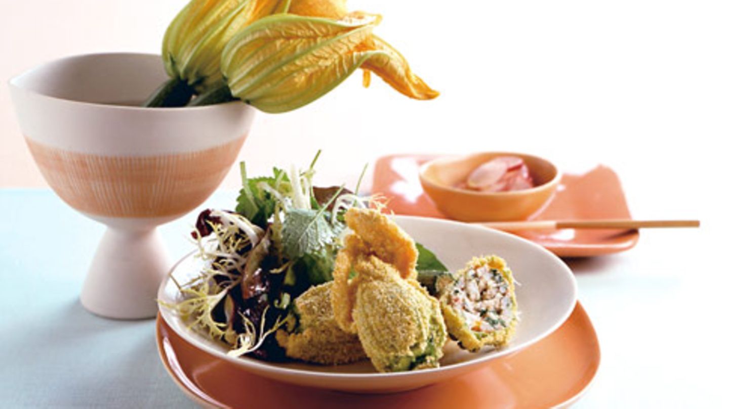 Gefüllte Zucchiniblüten Rezept