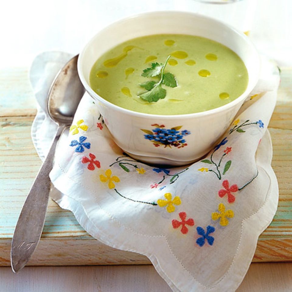 Erbsen-Vichyssoise