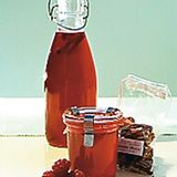 Himbeersirup und -gelee mit Macis