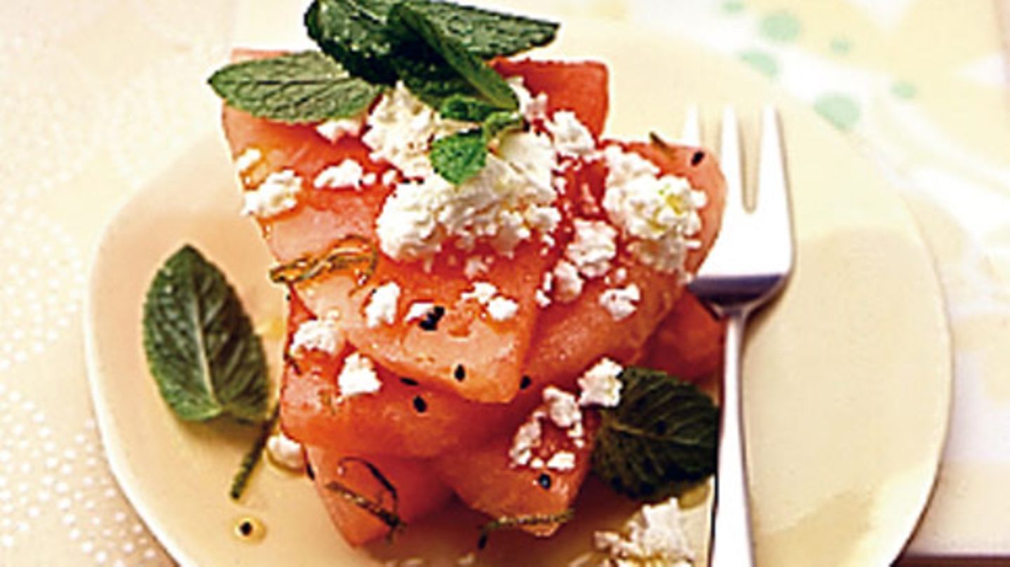 Wassermelonen-Salat Rezept
