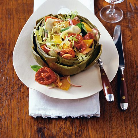 Artischocken mit Panzanella