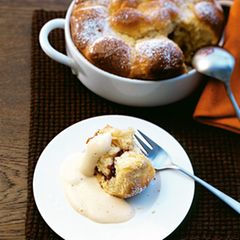 Zwetschgenbuchteln mit Sabayon
