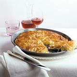 Apfel-Mozzarella-Tarte