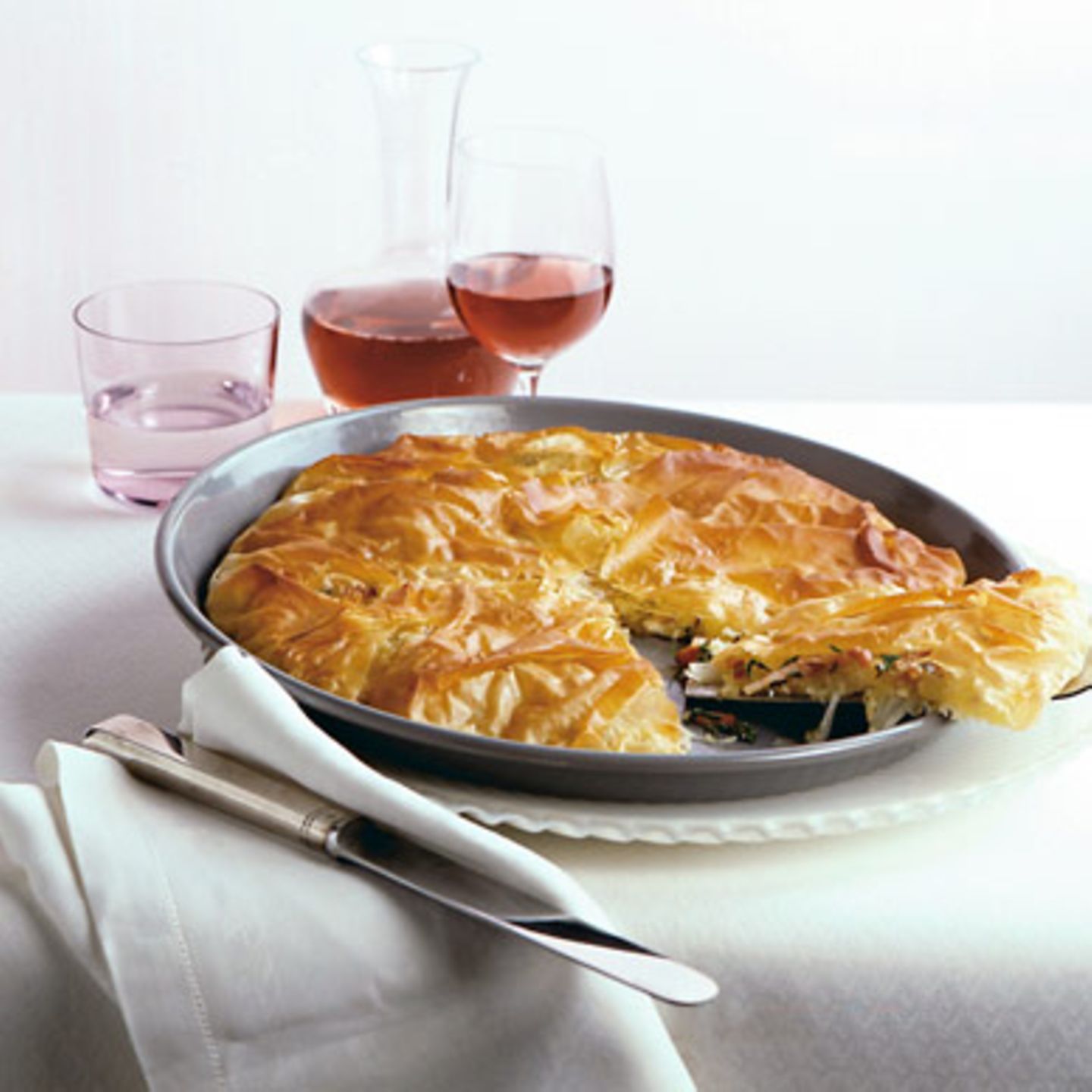 Apfel-Mozzarella-Tarte
