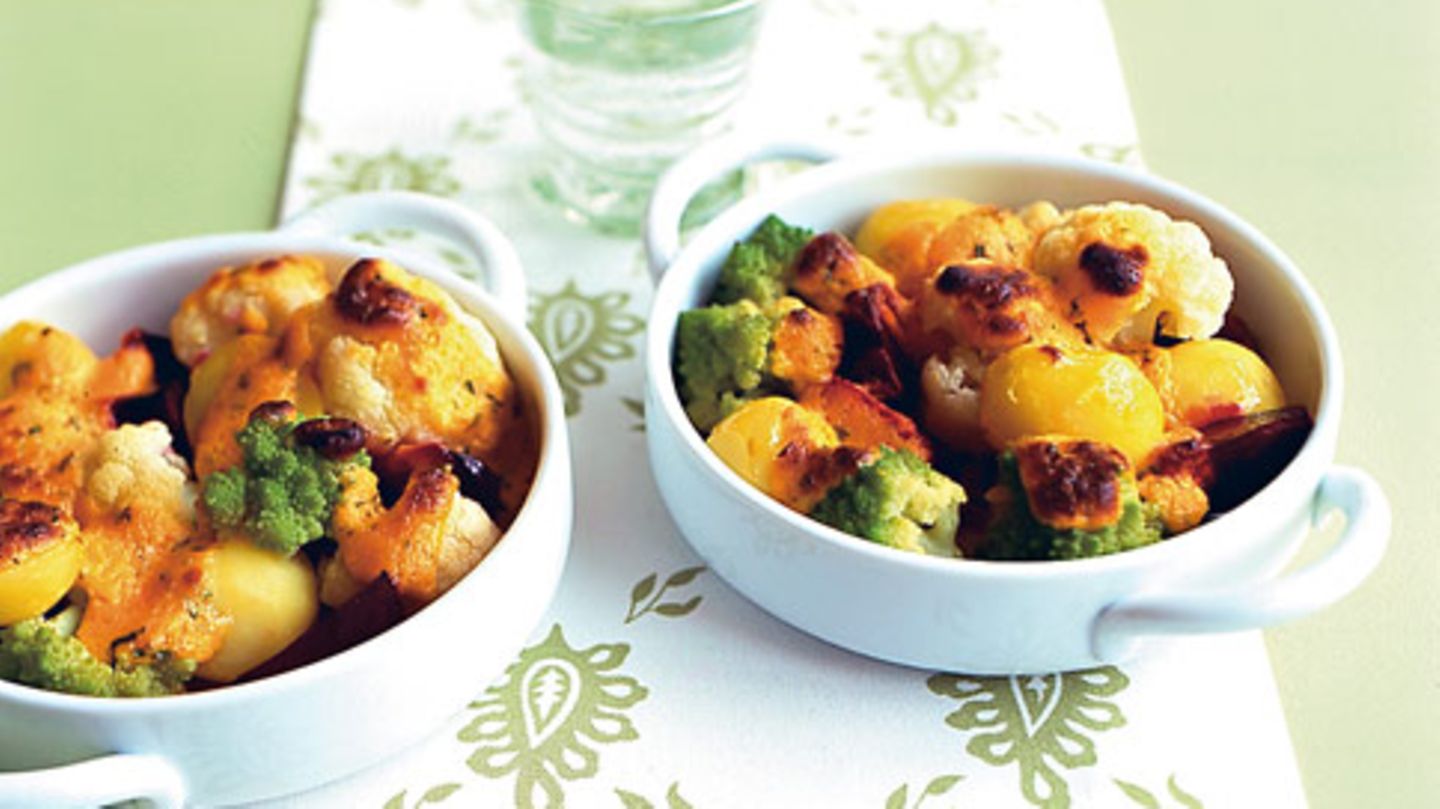 Gemüsegratin mit Sauce Choron Rezept