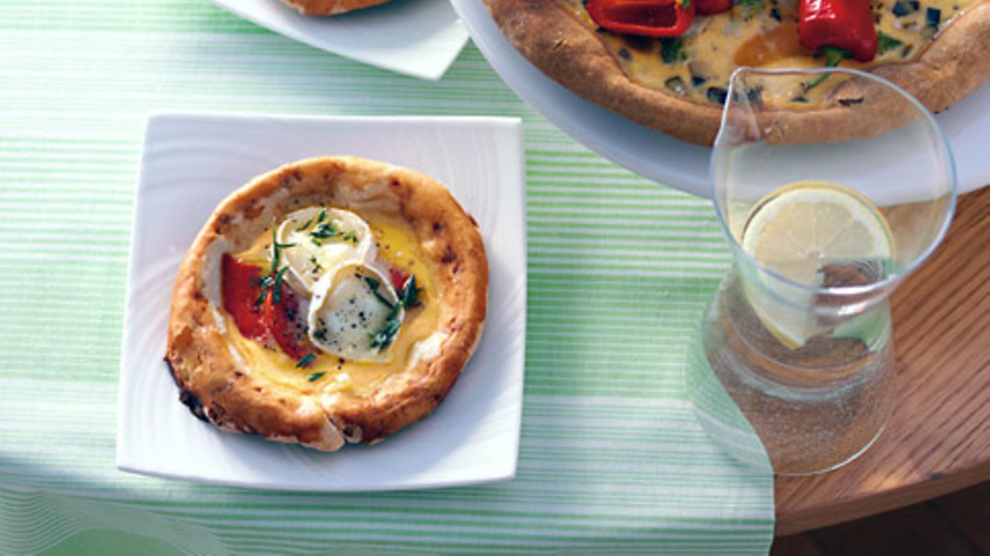 Tartelettes mit Tomaten und Ziegenkäse Rezept