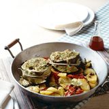 Spanische Fischpfanne