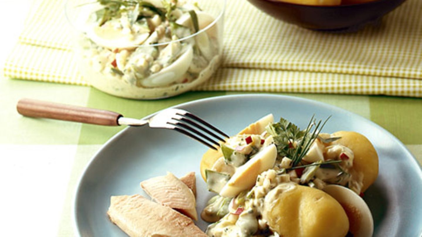 Kräuter-Ei-Remoulade mit Apfel Rezept