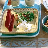 Tabouleh mit Granatapfelgelee